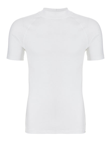 Ten Cate heren Thermo Shirt t.neck k.mouw 30242 – Snow white
