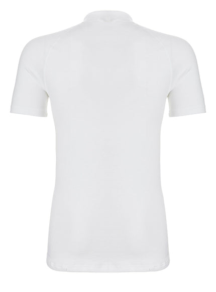 Ten Cate heren Thermo Shirt t.neck k.mouw 30242 – Snow white, achterkant