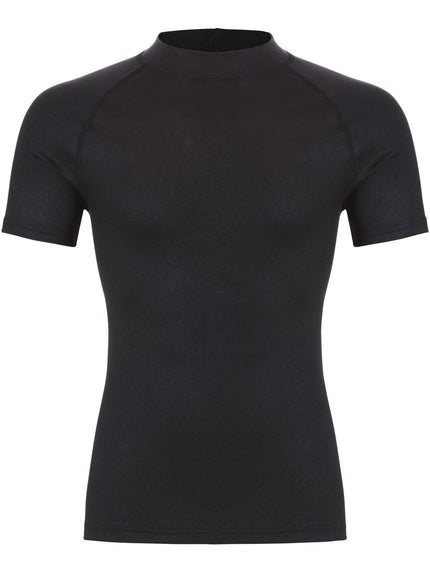 Ten Cate heren Thermo Shirt t.neck k.mouw 30242 – Zwart