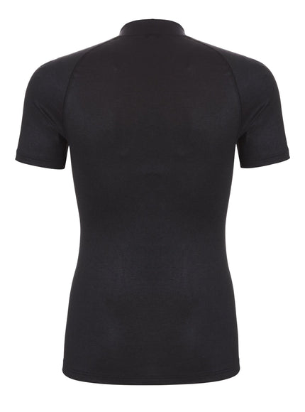 Ten Cate heren Thermo Shirt t.neck k.mouw 30242 – Zwart, achterkant