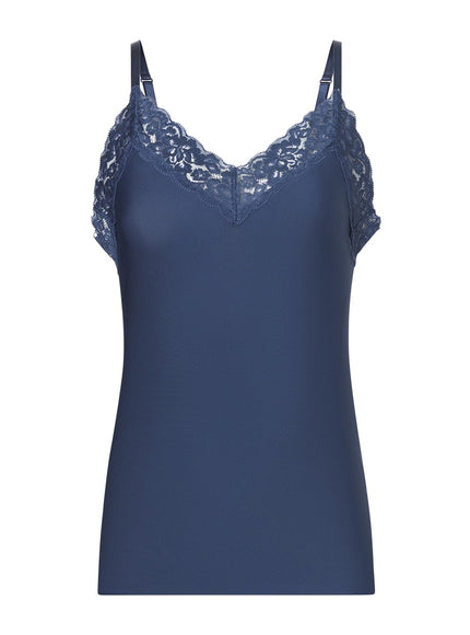 Ten Cate Secrets spaghetti top lace 32526 – smokey teal
