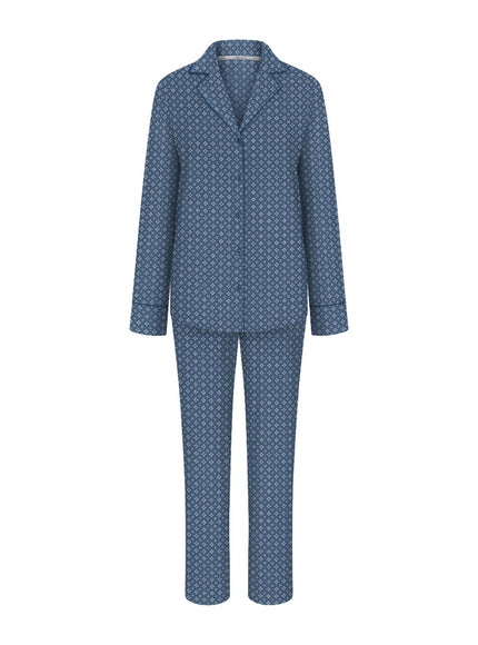 Triumph Boyfriend Fit pyjama 10225082 M031 SEA BLUE LIGHT COMBINATION