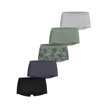 Bjorn Borg Dames 5 pack Everyday Cotton Boxer Shorts 10004507 MP001 Multipack 1
