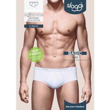 Sloggi Basic Midi 2 pack 10020412