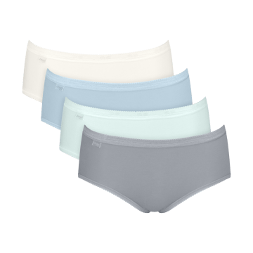 Sloggi Basic Midi 4 pack color 10071781 M031 SEA BLUE LIGHT COMBINATION
