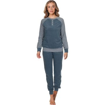 Pastunette Dames badstof Pyjama 121199-104-1 520 dark blue