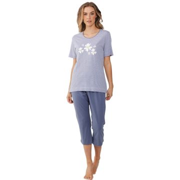 Pastunette Capri Pyjama 121251-101-1 920 dark grey