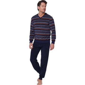 Patunette Men badstof pyjama 122252-518-1 520 dark blue