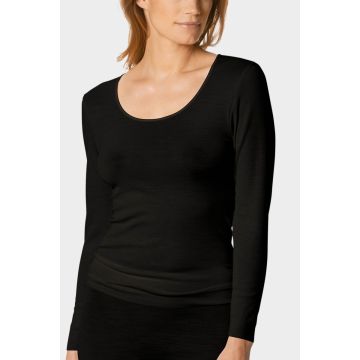 Mey dames T-shirt lange mouw wol-zijde 66577