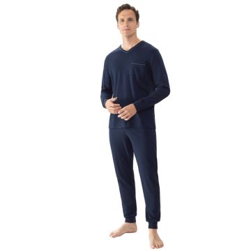 Mey heren pyjama 2240051 668 yacht blue