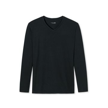 Schiesser 163846 m&r T-shirt 1/1 mouw 0 Zwart