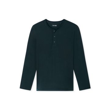 Schiesser Mix En Relax T-shirt l. mouw 182517 804 Nachtblau
