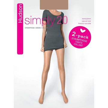 Hudson Simply 20 Panty dubbelverpakking (021243)