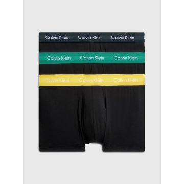 Calvin Klein 3 pack low rise trunk  u2664 CA9 Zwart gekleurde band