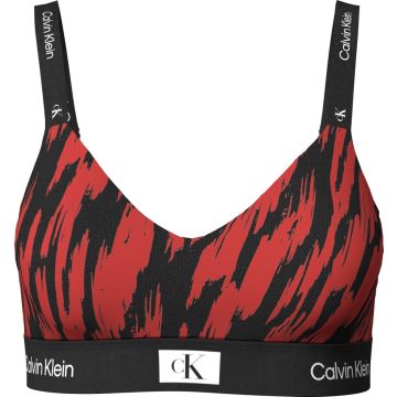 Calvin Klein light lined Bralette QF7218E acn tiger print