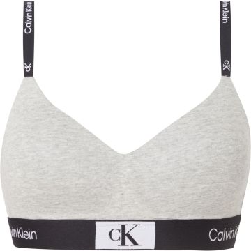 Calvin Klein light lined Bralette QF7218E P7A Grijs