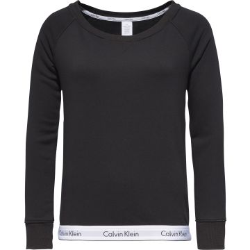 Calvin Klein Top sweatshirt logo QS5718E 001 black