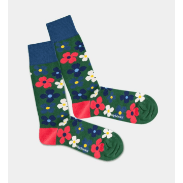 Dilly Socks Floral Grass Sock 