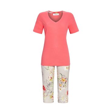 Ringella Capri pyjama korte mouw 3211223 801 koralle