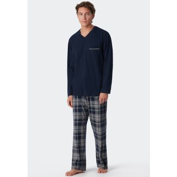 Schiesser Heren pyjama extra lang 179112
