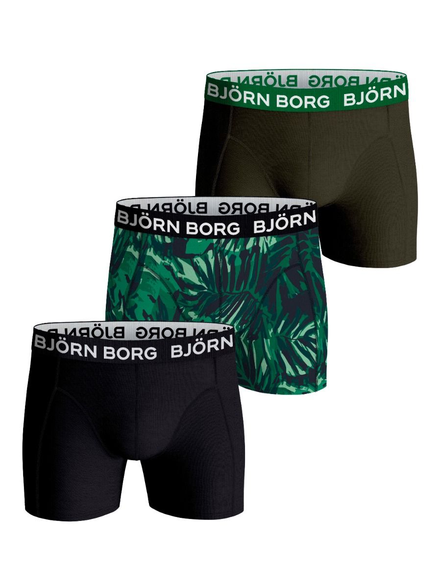 Condenseren abces Streven Bjorn Borg Heren Essential Boxer 3 pack 10001721 MP013 motief